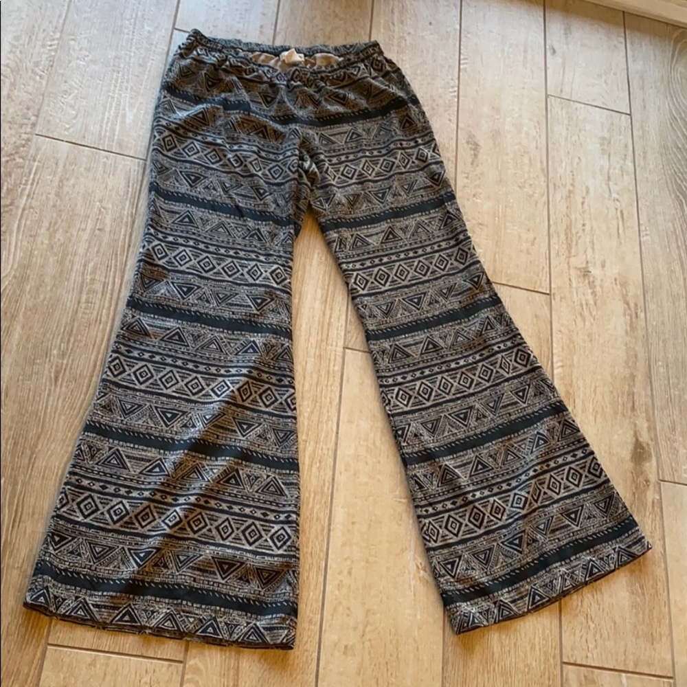 Cute, tribal, flare pants